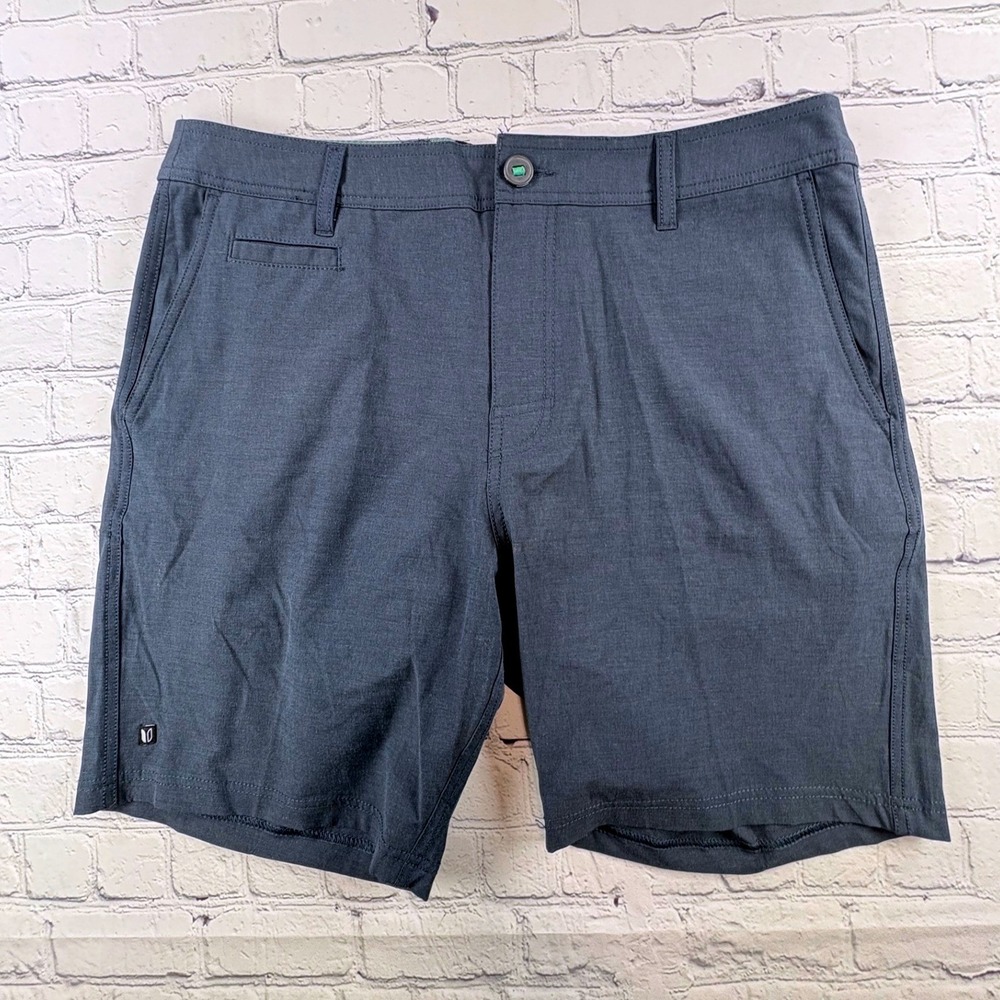 Linksoul Boardwalker Shorts Mens 33 Blue Hybrid Golf Stretch LS6200-8